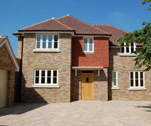 A single four-bedroomed house built for a development company in Orpington